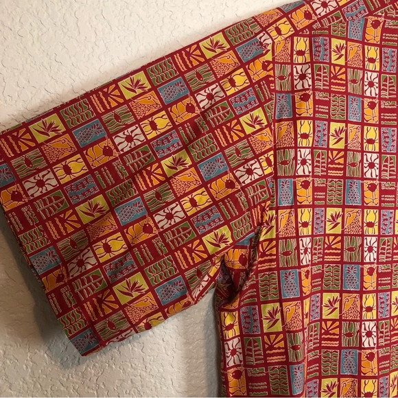 Tori Richard Honolulu Short Sleeve Button Front Shirt Large - Picture 4 of 9